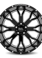 Hardrock Offroad Slammer XPosed Aluminum Wheel 22x12 8x165.1 -44 125.2 Gloss Black Milled                                     - H504-221278144BM - Image 4