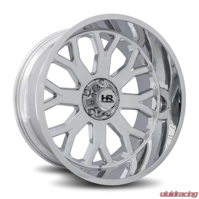 Hardrock Offroad Slammer XPosed Aluminum Wheel 24x12 8x180 -44 124.3 Chrome - H504-241278144C
