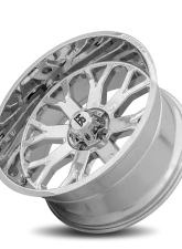 Hardrock Offroad Slammer XPosed Aluminum Wheel 24x12 8x180 -44 124.3 Chrome                                     - H504-241278144C - Image 4