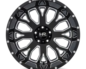 Hardrock Offroad Slammer XPosed Aluminum Wheel 24x14 8x180 -44 125.2 Gloss Black Milled