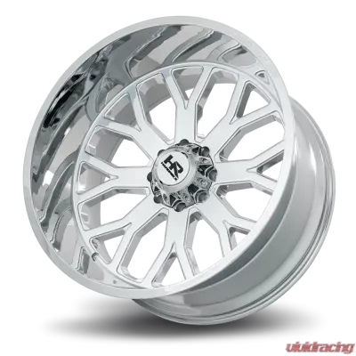 Hardrock Offroad Slammer Xposed Aluminum Wheel 26x14 8x170 -76 125.2 Chrome - H504-261470176C