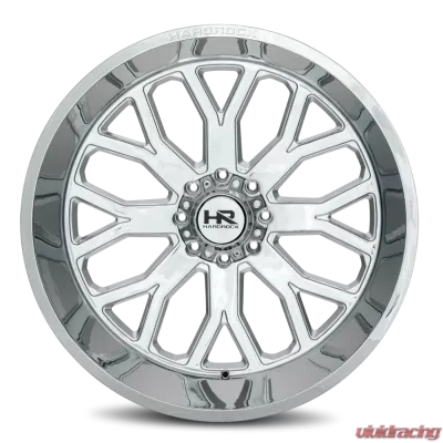 Hardrock Offroad Slammer Xposed Aluminum Wheel 26x14 8x165.1 -76 125.2 Chrome - H504-261481176C