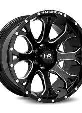 Hardrock Offroad BloodShot Xposed Aluminum Wheel 20x12 6x135 -44 87.1 Gloss Black Milled                                     - H505-201236144BM - Image 2