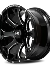Hardrock Offroad BloodShot Xposed Aluminum Wheel 20x12 6x135 -44 87.1 Gloss Black Milled                                     - H505-201236144BM - Image 3