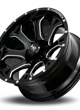 Hardrock Offroad BloodShot Xposed Aluminum Wheel 20x12 6x135 -44 87.1 Gloss Black Milled                                     - H505-201236144BM - Image 4