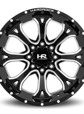 Hardrock Offroad BloodShot Xposed Aluminum Wheel 22x12 5x127 | 5x5 -51 73.1 Gloss Black Milled                                     - H505-221273151BM - Image 4