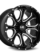 Hardrock Offroad BloodShot Xposed Aluminum Wheel 22x12 5x127 | 5x5 -51 73.1 Gloss Black Milled                                     - H505-221273151BM - Image 2