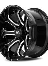 Hardrock Offroad BloodShot Xposed Aluminum Wheel 22x12 5x127 | 5x5 -51 73.1 Gloss Black Milled                                     - H505-221273151BM - Image 3