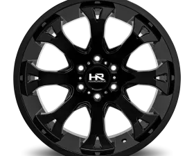 Hardrock Offroad Bloodshot Xposed Aluminum Wheel 22x12 5x127 | 5x5 -51 73.1 Gloss Black