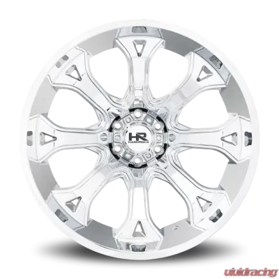 Hardrock Offroad BloodShot Xposed Aluminum Wheel 24x14 8x170 -76 125.2 Chrome - H505-241470176C