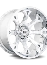 Hardrock Offroad BloodShot Xposed Aluminum Wheel 24x14 8x170 -76 125.2 Chrome                                     - H505-241470176C - Image 2