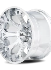 Hardrock Offroad BloodShot Xposed Aluminum Wheel 24x14 8x170 -76 125.2 Chrome                                     - H505-241470176C - Image 3