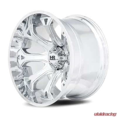 Hardrock Offroad BloodShot Xposed Aluminum Wheel 24x14 8x170 -76 125.2 Chrome - H505-241470176C