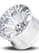 Hardrock Offroad BloodShot Xposed Aluminum Wheel 24x14 8x170 -76 125.2 Chrome                                     - H505-241470176C - Image 4