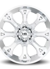 Hardrock Offroad BloodShot Xposed Aluminum Wheel 24x14 8x180 -76 124.3 Chrome                                     - H505-241478176C - Image 4