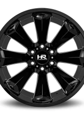 Hardrock Offroad Xplosive Xposed Aluminum Wheel 20x10 5x150 -19 110.3 Gloss Black Milled                                     - H506-201050119BM - Image 4