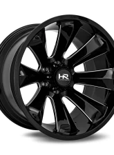 Hardrock Offroad Xplosive Xposed Aluminum Wheel 20x10 5x150 -19 110.3 Gloss Black Milled                                     - H506-201050119BM - Image 2