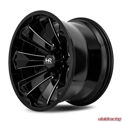 Hardrock Offroad Xplosive Xposed Aluminum Wheel 20x10 5x150 -19 110.3 Gloss Black Milled - H506-201050119BM