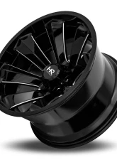 Hardrock Offroad Xplosive Xposed Aluminum Wheel 20x10 5x150 -19 110.3 Gloss Black Milled                                     - H506-201050119BM - Image 4