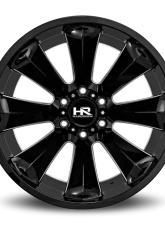 Hardrock Offroad Xplosive Xposed Aluminum Wheel 20x12 5x150 -44 110.3 Gloss Black Milled                                     - H506-201250144BM - Image 4