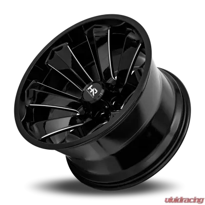 Hardrock Offroad Xplosive Xposed Aluminum Wheel 20x12 5x150 -44 110.3 Gloss Black Milled - H506-201250144BM