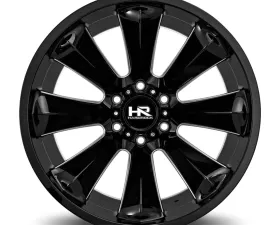 Hardrock Offroad Xplosive Xposed Aluminum Wheel 22x12 6x139.7 -51 108 Gloss Black Milled