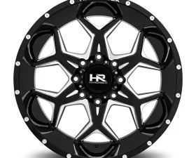 Hardrock Offroad Reckless Xposed Aluminum Wheel 20x10 5x127 | 5x5 -19 78.1 Gloss Black Milled