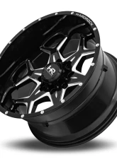 Hardrock Offroad Reckless Xposed Aluminum Wheel 20x12 8x165.1 -44 125.2 Gloss Black Milled                                     - H507-201281144BM - Image 4