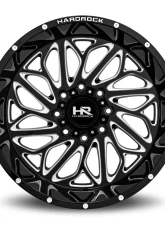 Hardrock Offroad BlackTop Xposed Aluminum Wheel 20x12 5x150 -44 110.3 Gloss Black Milled                                     - H508-201250144BM - Image 4