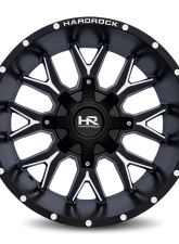 Hardrock Offroad Affliction Aluminum Wheel 20x12 6x135/139.7 -44 108 Satin Black Milled                                     - H700-201237144BM - Image 4