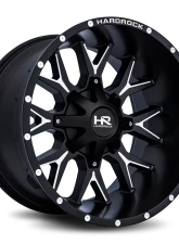 Hardrock Offroad Affliction Aluminum Wheel 20x12 6x135/139.7 -44 108 Satin Black Milled                                     - H700-201237144BM - Image 2