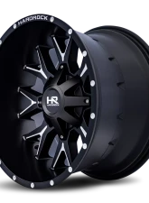 Hardrock Offroad Affliction Aluminum Wheel 20x12 6x135/139.7 -44 108 Satin Black Milled                                     - H700-201237144BM - Image 3