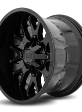 Hardrock Offroad Affliction Aluminum Wheel 20x12 8x170 -44 125.2 Gloss Black                                     - H700-201270144GB - Image 3