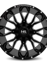 Hardrock Offroad Affliction Aluminum Wheel 20x12 8x180 -44 124.3 Gloss Black Milled                                     - H700-201278144GBM - Image 4
