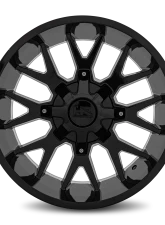 Hardrock Offroad Affliction Aluminum Wheel 20x9 6x135/139.7 0 108 Gloss Black                                     - H700-209037000GB - Image 4