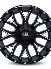 Hardrock Offroad Affliction Aluminum Wheel 20x9 8x180 0 124.3 Satin Black Milled                                     - H700-209078000BM - Image 4