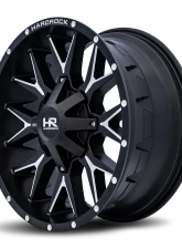 Hardrock Offroad Affliction Aluminum Wheel 20x9 8x180 0 124.3 Satin Black Milled                                     - H700-209078000BM - Image 3