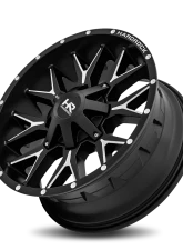 Hardrock Offroad Affliction Aluminum Wheel 20x9 8x180 0 124.3 Satin Black Milled                                     - H700-209078000BM - Image 4