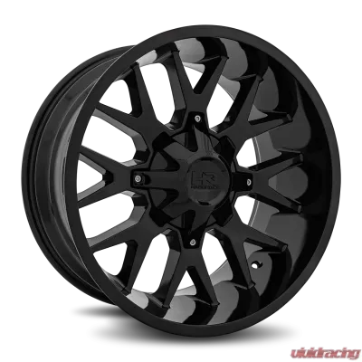 Hardrock Offroad Affliction Aluminum Wheel 20x9 8x165 0 125.2 Gloss Black - H700-209081000GB