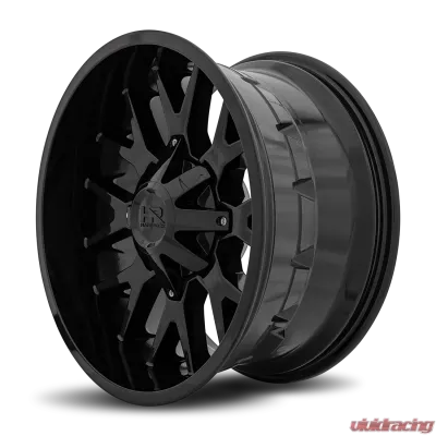 Hardrock Offroad Affliction Aluminum Wheel 20x9 8x165 0 125.2 Gloss Black - H700-209081000GB