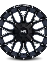 Hardrock Offroad Affliction Aluminum Wheel 20x9 5x150 | 5x139.7 | 5x5.5 18 110.3 Satin Black Milled                                     - H700-209097018BM - Image 4