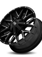 Hardrock Offroad Affliction Aluminum Wheel 20x9 5x150 | 5x139.7 | 5x5.5 18 110.3 Satin Black Milled                                     - H700-209097018BM - Image 4