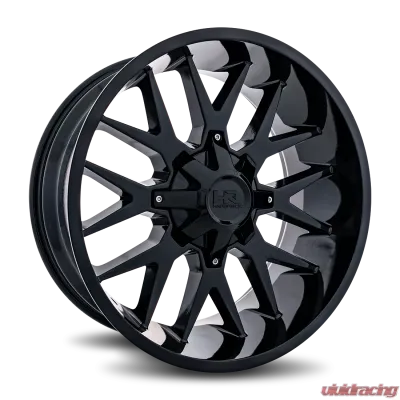 Hardrock Offroad Affliction Aluminum Wheel 22x10 5x127/139.7 -19 87 Gloss Black - H700-221052119GB