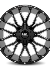 Hardrock Offroad Affliction Aluminum Wheel 22x10 8x180 -19 124.3 Gloss Black Milled                                     - H700-221078119GBM - Image 4