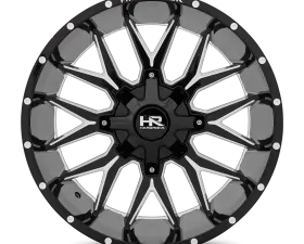 Hardrock Offroad Affliction Aluminum Wheel 22x10 8x165.1 -19 125.2 Gloss Black Milled