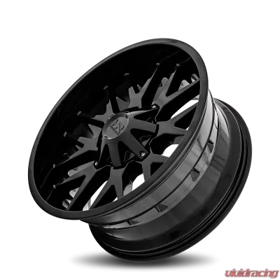 Hardrock Offroad Affliction Aluminum Wheel 22x10 5x150 | 5x139.7 | 5x5.5 -19 110.3 Gloss Black - H700-221097119GB