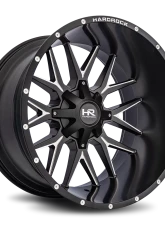 Hardrock Offroad Affliction Aluminum Wheel 24x14 8x180 -76 124.3 Satin Black Milled                                     - H700-241478176BM - Image 2