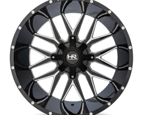 Hardrock Offroad Affliction Aluminum Wheel 24x14 5x150 | 5x139.7 | 5x5.5 -76 110.3 Gloss Black Milled