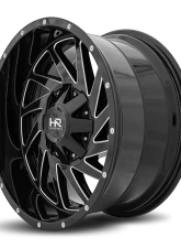 Hardrock Offroad Crusher Aluminum Wheel 20x10 8x170 -19 125.2 Gloss Black Milled                                     - H704-201070119GBM - Image 3