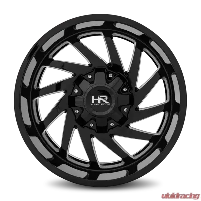 Hardrock Offroad Crusher Aluminum Wheel 20x10 5x150 | 5x139.7 | 5x5.5 -19 110.3 Gloss Black - H704-201097119GB